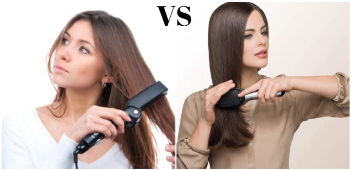 diferencias entre planchas de pelo y cepillos alisador electricos